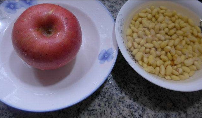 リンゴと大豆