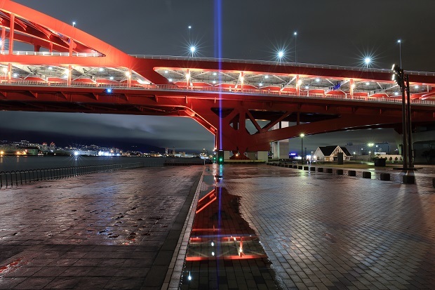 神戸大橋ライトアップ